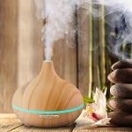 BIG1 Fahatású aromaterápiás párologtató  / ultrahangos párásító 400ML (BBV)