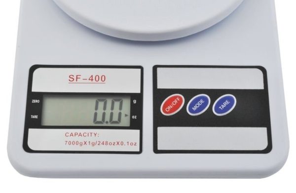 Digitális konyhai mérleg - nagy kijelzővel, automatikus kikapcsolás funkcióval , 1g-5kg (BBL)