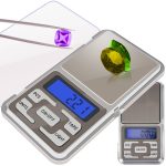 Digitális mérleg érmék, ékszerek mérésére 0,1 g-os pontossággal (BBV)