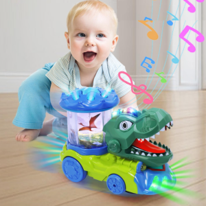 Dinoszaurusz szállító játék autó – automatikus mozgásokkal, hangokkal és fényekkel 9