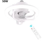 E27 LED mennyezeti ventilátor izzólámpa, távirányítóval szabályozható - RGB (THM)