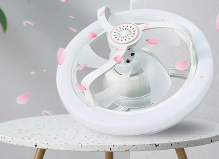 E27 LED mennyezeti ventilátor izzólámpa, távirányítóval szabályozható - RGB (THM)