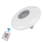 1+1 E27 RGB Bluetooth UFO lámpa hangszóróval + távirányítóval - 48W (BBJH)