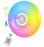 1+1 E27 RGB Bluetooth UFO lámpa hangszóróval + távirányítóval - 48W (BBJH)