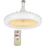 E27 LED mennyezeti hűtőventilátor lámpa - 3 sebességes, távirányítóval szabályozható (THM)