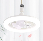 E27 LED mennyezeti hűtőventilátor lámpa - 3 sebességes, távirányítóval szabályozható (THM)