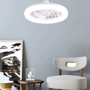 E27 távirányító szabályozható LED mennyezeti hűtőventilátor lámpa – 3 sebességes (THM) 6