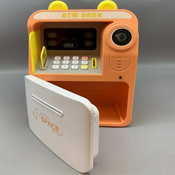 Elektromos ATM pénzpersely gyerekeknek – automatikus bankjegy és érmegyűjtő (BBJ)