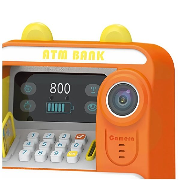 Elektromos ATM pénzpersely gyerekeknek – automatikus bankjegy és érmegyűjtő (BBJ)