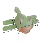 Éneklő Labubu plüss csuklópánttal – interaktív kabala fiús színben (BBJ)