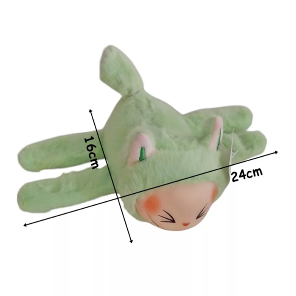 Éneklő Labubu plüss csuklópánttal – interaktív kabala fiús színben (BBJ)