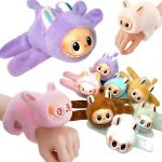 Éneklő Labubu plüss csuklópánttal – interaktív kabala fiús színben (BBJ)