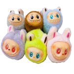 Éneklő Labubu plüss csuklópánttal – interaktív kabala fiús színben (BBJ)