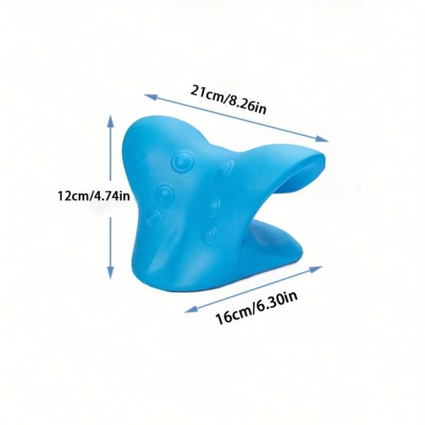 Ergonomikus nyaki és gerincnyújtó párna - helyreállítja a nyak természetes ívét, enyhíti a nyaki fájdalmakat (BBM)