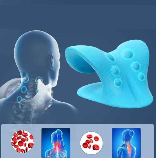 Ergonomikus nyaki és gerincnyújtó párna - helyreállítja a nyak természetes ívét, enyhíti a nyaki fájdalmakat (BBM)