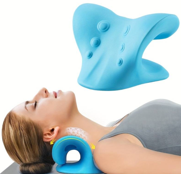 Ergonomikus nyaki és gerincnyújtó párna - helyreállítja a nyak természetes ívét, enyhíti a nyaki fájdalmakat (BBM)