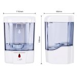 Érintés nélküli automata fali szappan- és kézfertőtlenítő adagoló – 700 ml Kapacitással (BBV)