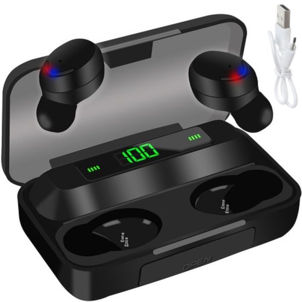 F9 TWS vezeték nélküli  Bluetooth fülhallgató akkus töltődobozzal (BBV)