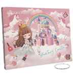 Fantasy magic sminkkészlet gyerekeknek - karkőtővel, fülbevalóval, gyűrűvel és sok kiegészítővel (BBJ)