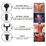 Fascial Gun – többfunkciós vibrációs masszázspisztoly LED kijelzővel – hatékony fájdalomcsillapítás és mélylazítás (BBV)