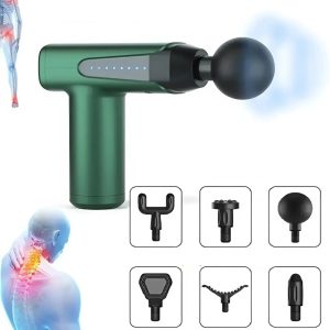 Fascial Gun – többfunkciós vibrációs masszázspisztoly LED kijelzővel – hatékony fájdalomcsillapítás és mélylazítás (BBV)