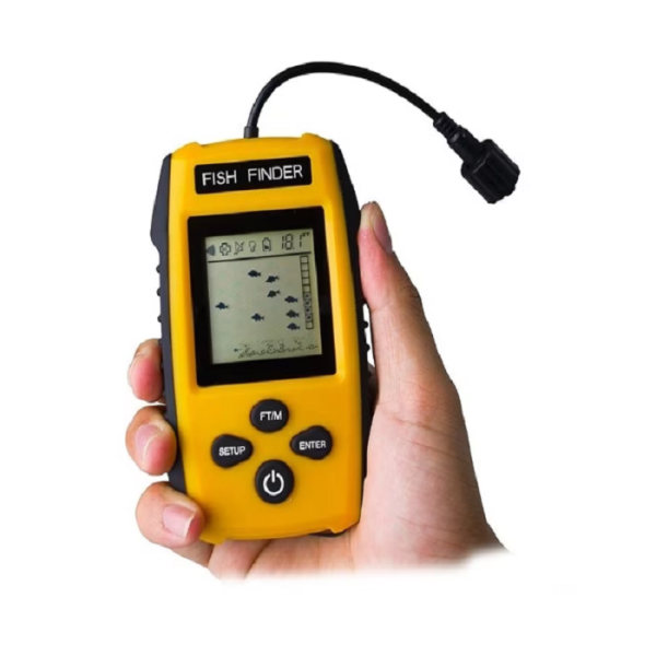 Fish Finder LCD kijelzős hordozható halradar - szonár érzékelővel, visszhangjelzővel(BBL)