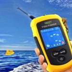 Fish Finder LCD kijelzős hordozható halradar - szonár érzékelővel, visszhangjelzővel(BBL)