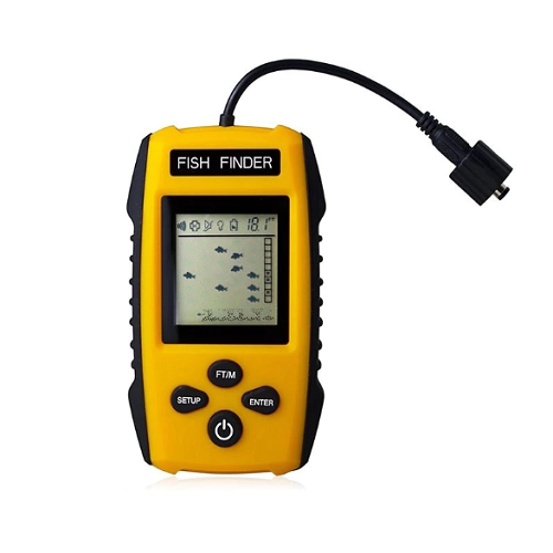 Fish Finder LCD kijelzős hordozható halradar - szonár érzékelővel, visszhangjelzővel(BBL)