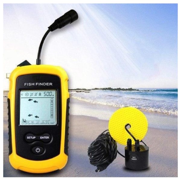 Fish Finder LCD kijelzős hordozható halradar - szonár érzékelővel, visszhangjelzővel(BBL)