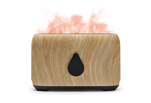 Flame aroma diffúzor valósághű láng effekttel és csepp alakú bekapcsoló gombbal - 240 ml , USB (BBV)