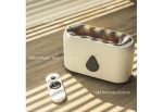 Flame aroma diffúzor valósághű láng effekttel és csepp alakú bekapcsoló gombbal - 240 ml , USB (BBV)