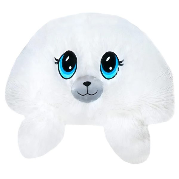 Fluffaluff fóka pets ultra puha szunyókáló plüss párna – tökéletes ölelhető alvópárna gyermekeknek (BBM)