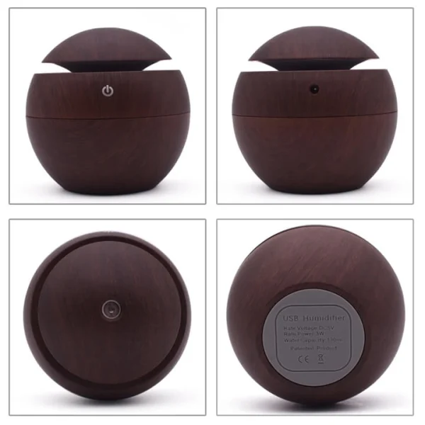 M.O. aroma diffúzor párásító - sötétbarna - 130ml (BBV)