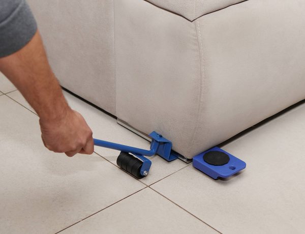 Gurulós bútor mozgató alátét készlet emelővel (BBL)