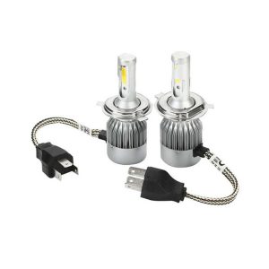 H4 C6 LED fényszóró szett 1 pár, 36W, 3800LM