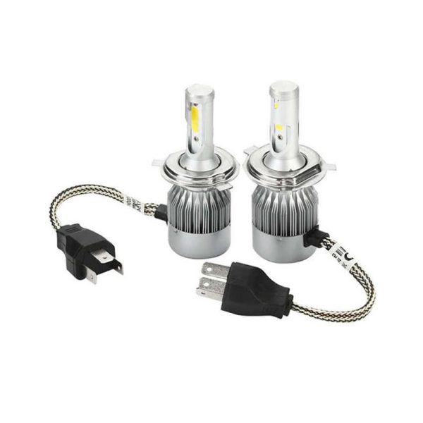 H4 C6 LED fényszóró szett / 1 pár, 36W, 3800LM (BBD) (BBV)