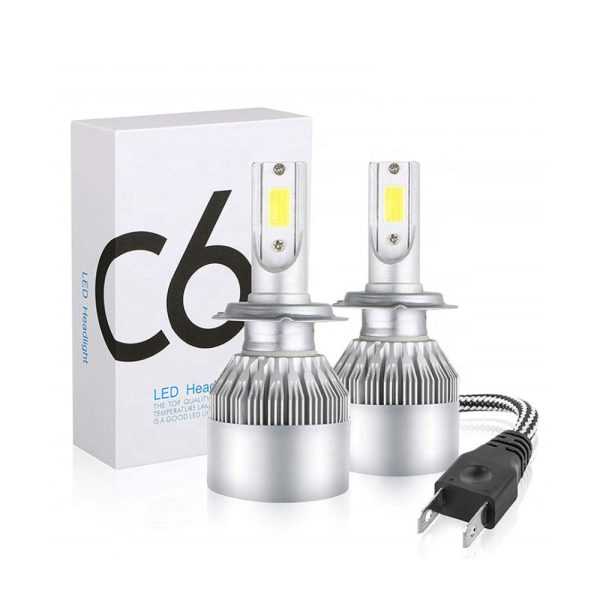 H7 C6 LED fényszóró szett / 1 pár, 36W, 3800LM (BBV)