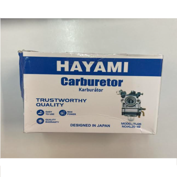 HAYAMI Karburátor – TU26 modell (NO: KL25-49) (BBV)