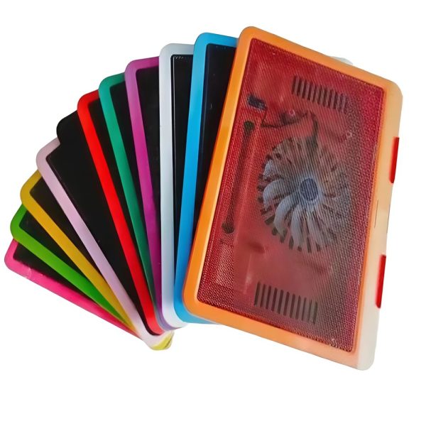 Hordozható laptop hűtőpad – erőteljes ventilátoros hűtőrendszerrel az optimális hűtéséhez 17”-os laptopokig (BBV)