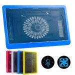 Hordozható laptop hűtőpad – erőteljes ventilátoros hűtőrendszerrel az optimális hűtéséhez 17”-os laptopokig (BBV)