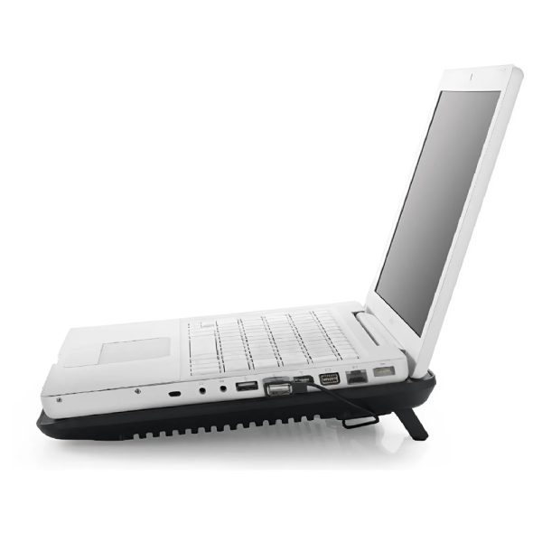 Hordozható laptop hűtőpad – erőteljes ventilátoros hűtőrendszerrel az optimális hűtéséhez 17”-os laptopokig (BBV)