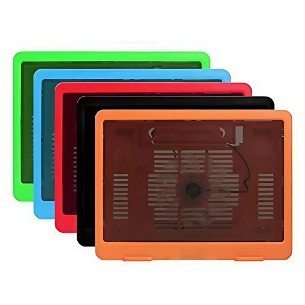 Hordozható laptop hűtőpad – erőteljes ventilátoros hűtőrendszerrel az optimális hűtéséhez 17”-os laptopokig (BBV)