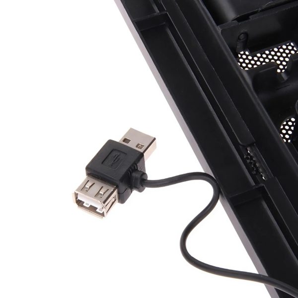 Hordozható laptop hűtőpad – erőteljes ventilátoros hűtőrendszerrel az optimális hűtéséhez 17”-os laptopokig (BBV)