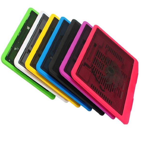 Hordozható laptop hűtőpad – erőteljes ventilátoros hűtőrendszerrel az optimális hűtéséhez 17”-os laptopokig (BBV)