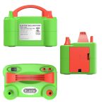 Hordozható elektromos léggömbpumpa – kettős fúvókás 110V, 600W -os partidekorációhoz, esküvőhöz, születésnaphoz (BBKM)