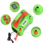 Hordozható elektromos léggömbpumpa – kettős fúvókás 110V, 600W -os partidekorációhoz, esküvőhöz, születésnaphoz (BBKM)