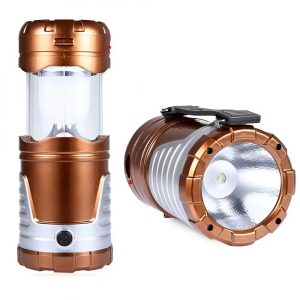 Hordozható napelemes kempinglámpa – többfunkciós, kihúzható kialakítással és USB bemenettel GSH7088A (BBV)