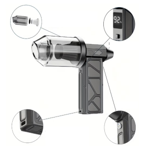 Hordozható turbóventilátor – 3 az 1-ben autós fúvó és ventilátor USB/DC tápegységgel 7728 (BBD)