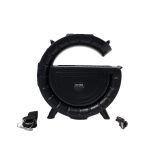 Innovatív hordozható napelemes vezeték nélküli Bluetooth hangszóró lámpával és praktikus vállra akasztható pánttal DV-800 (BBV)