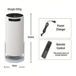 Intelligens 4K videoprojektor játékkonzollal, Android TV 11.0, WiFi 6, 280 ANSI, 130" képernyő, beépített hangszóró, HDMI, USB (FX) (BBV)